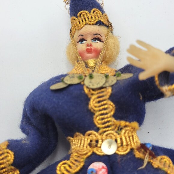 2 Old Vintage Ethnic Styled Lady   Porcelain Dolls in International Costume - Picture 2 of 14